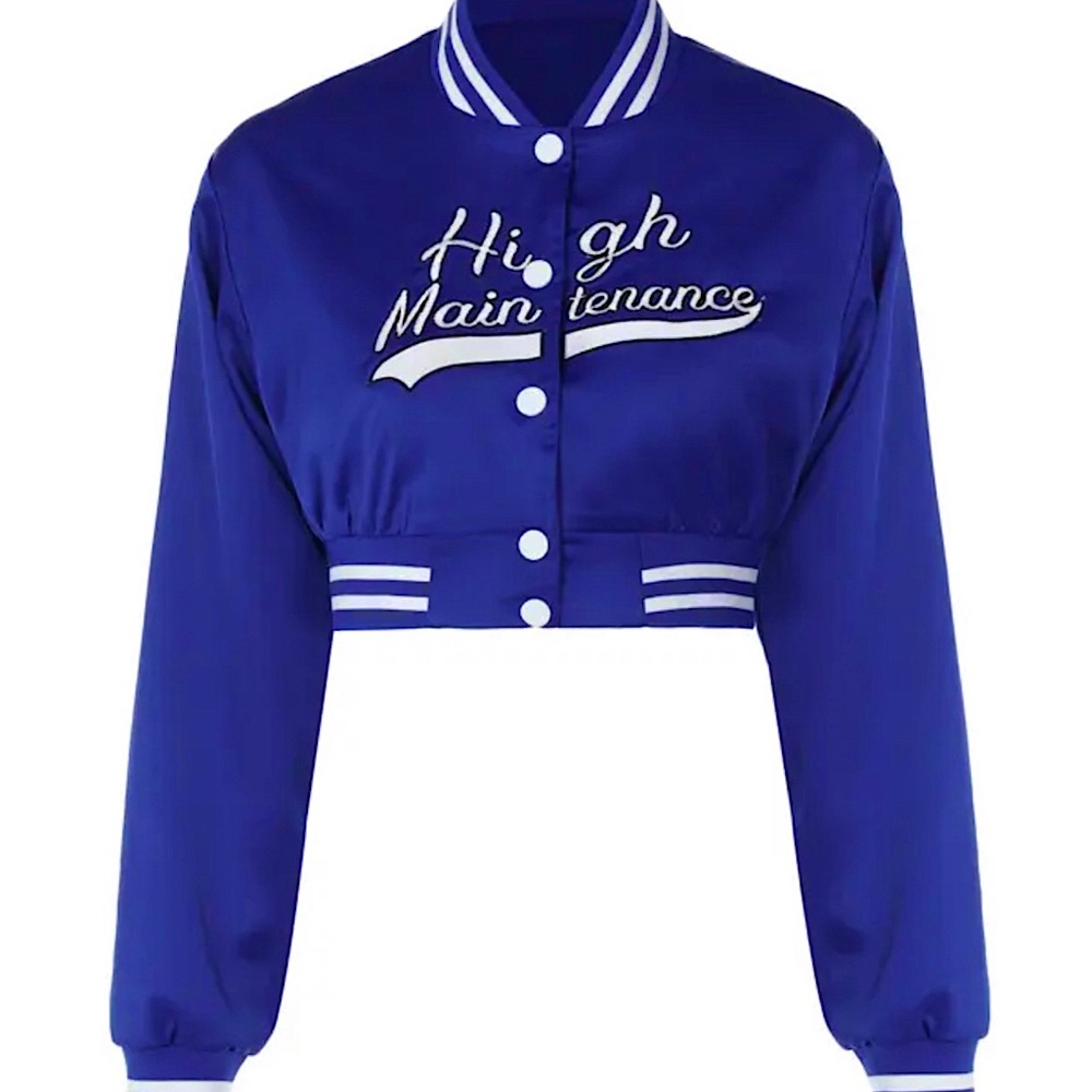 High Maintenance Varsity Jacket